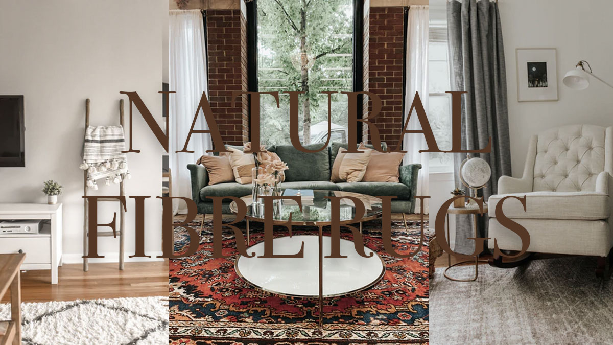 how to decorate with natural fibre rugs