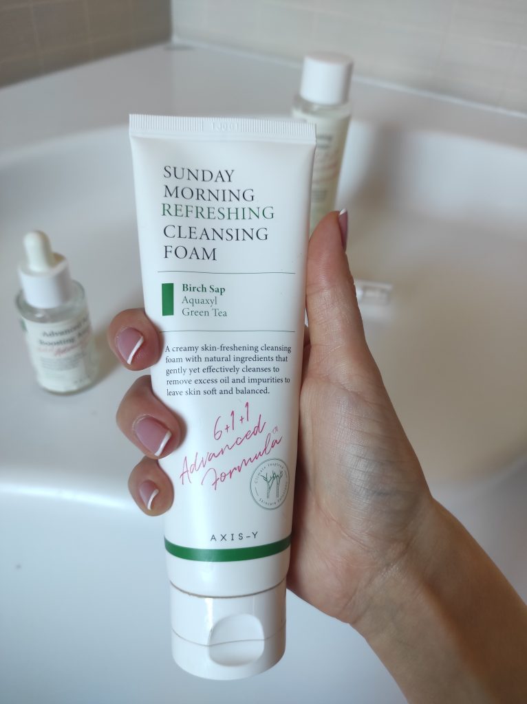 Axis y Sunday morning refreshing cleansing foam 2